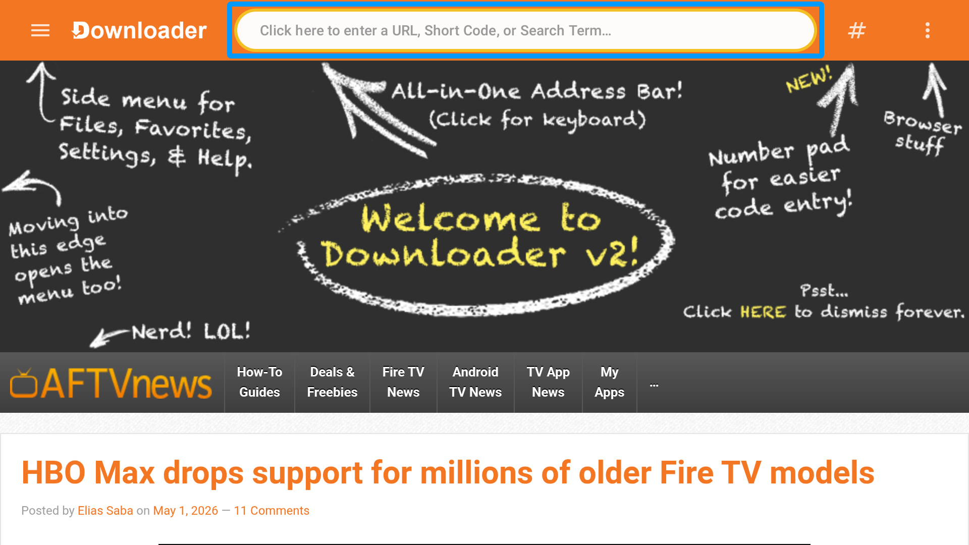 Downloader by AFTVnews
